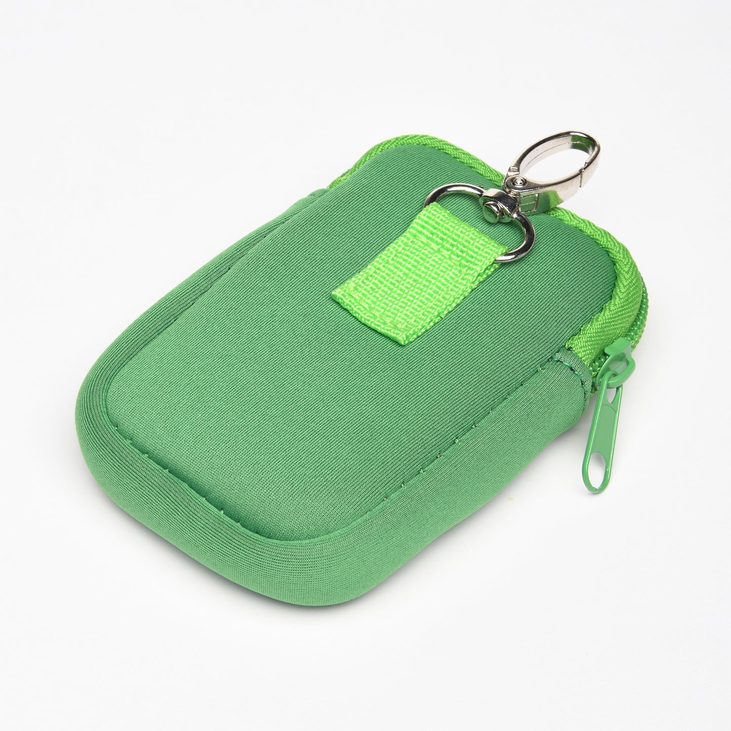Zippered Pouch Emerald Envy with Hang Clip, Compatible with Touchland Hand Sanitizer Spray *SANITIZER NOT INCLUDED*