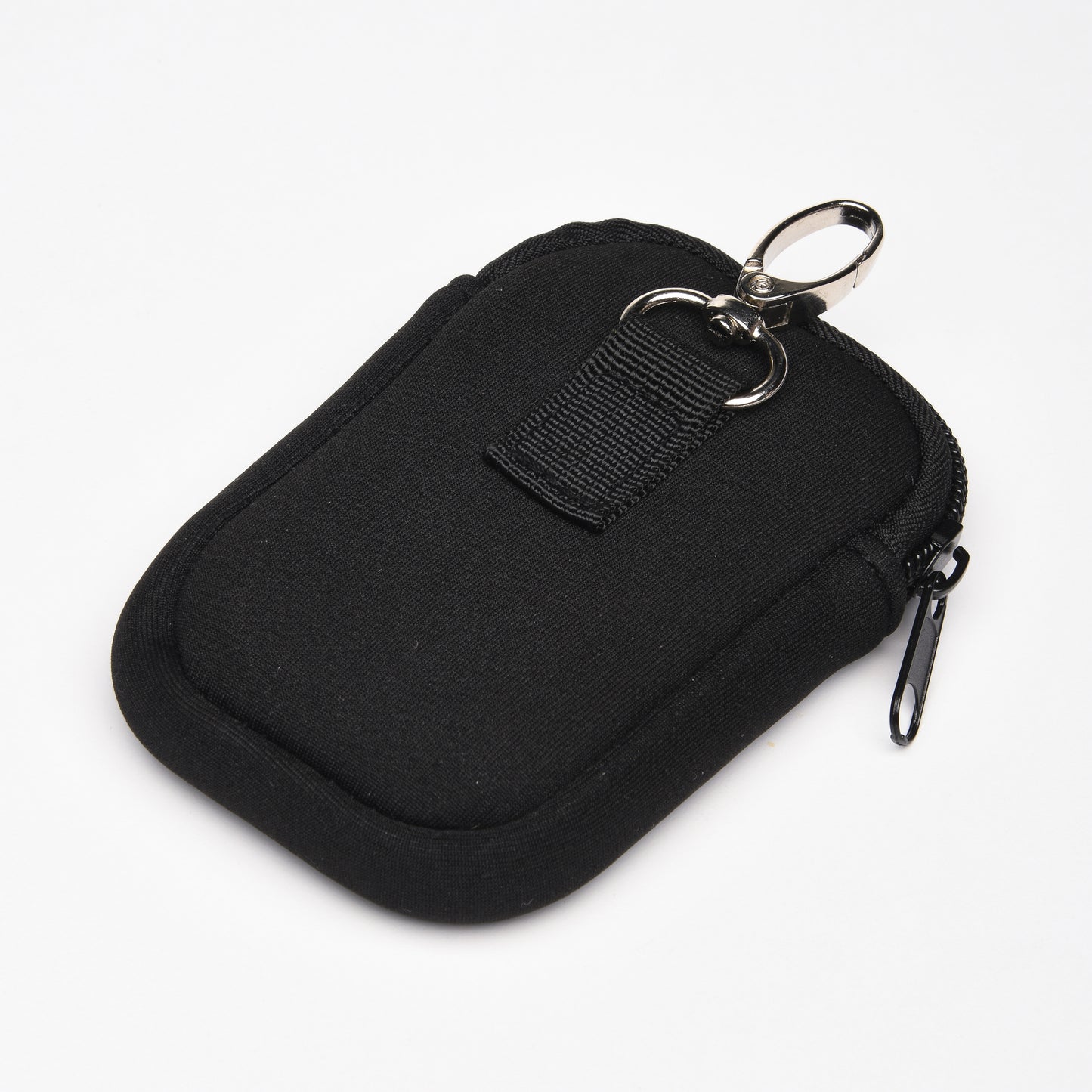 Zippered Pouch Blackout with Hang Clip, Compatible with Touchland Hand Sanitizer Spray *SANITIZER NOT INCLUDED*