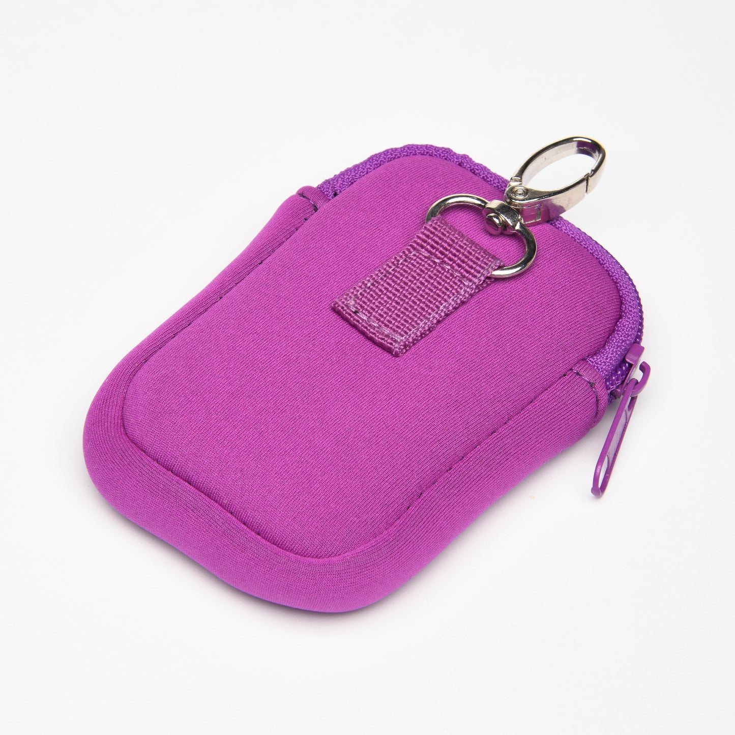 Zippered Pouch Purple Rain with Hang Clip, Compatible with Touchland Hand Sanitizer Spray *SANITIZER NOT INCLUDED*