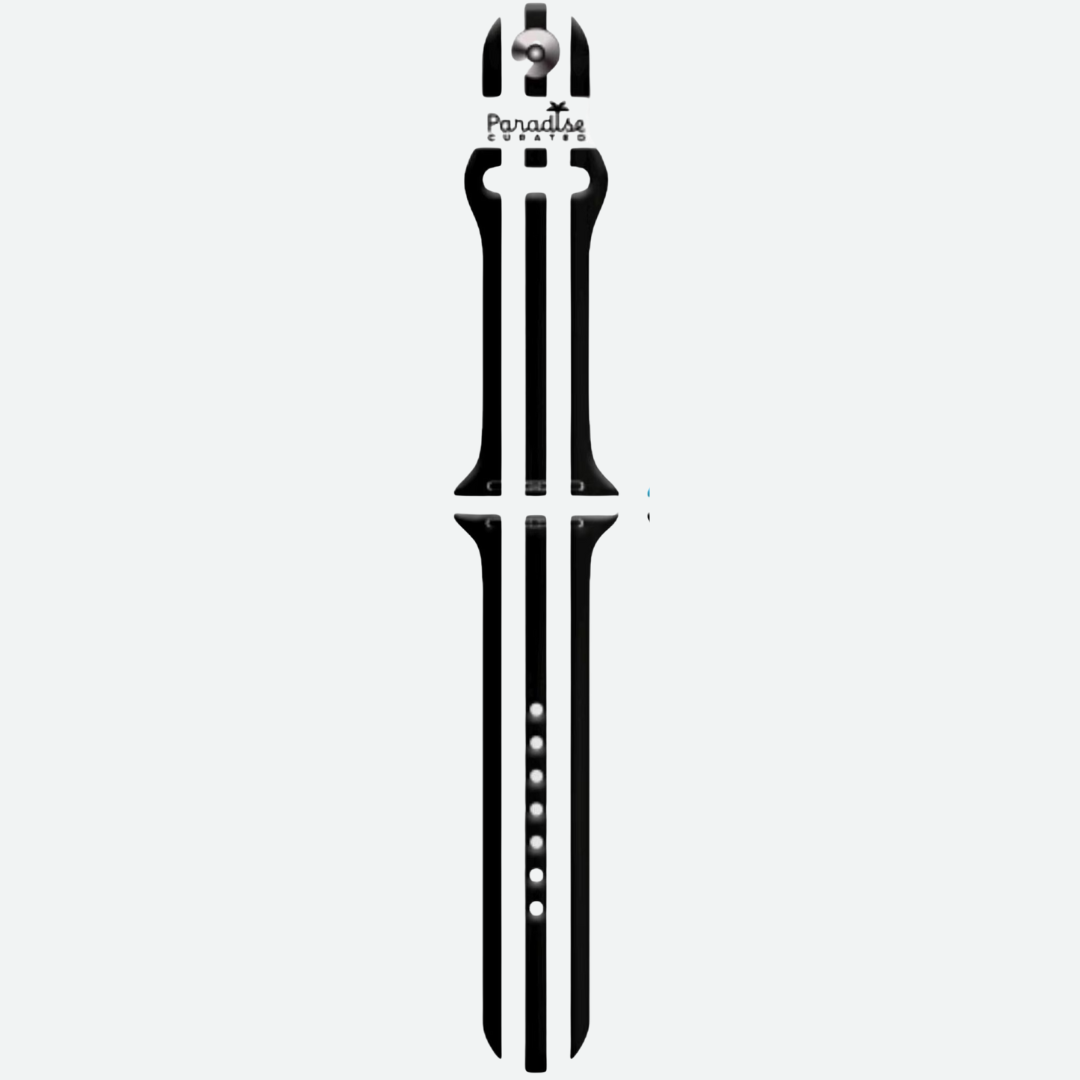 Apple Watch Black & White band. Bold & colorful by Paradise Curated. Inspired by Lilly Pulitzer prints. Small/Medium and Medium/Large sizes available. Fits Series 1–9 & SE.