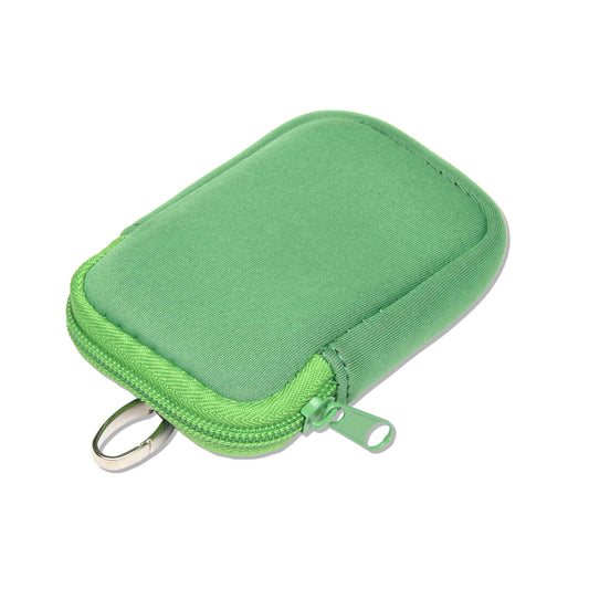 Zippered Pouch Emerald Envy with Hang Clip, Compatible with Touchland Hand Sanitizer Spray *SANITIZER NOT INCLUDED*