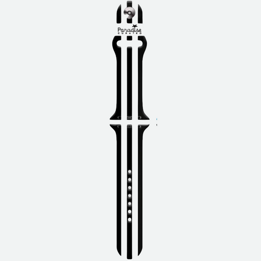 Apple Watch Black & White band. Bold & colorful by Paradise Curated. Inspired by Lilly Pulitzer prints. Small/Medium and Medium/Large sizes available. Fits Series 1–9 & SE.
